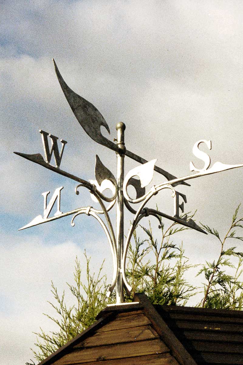 Bespoke Contemporary Wrought Iron Weather Vane